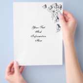 落下葉型チラシ チラシ (手)