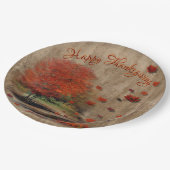 落下葉型紙プレート ペーパープレート (アングル)