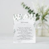 落下葉水の色結婚の詳細 エンクロージャーカード (スタンド正面)