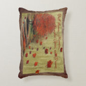 落下葉風景 アクセントクッション (正面(垂直))