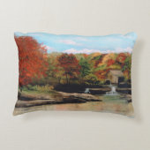 落下葉風景 アクセントクッション (裏面)