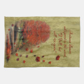 落下葉風景 キッチンタオル (横)