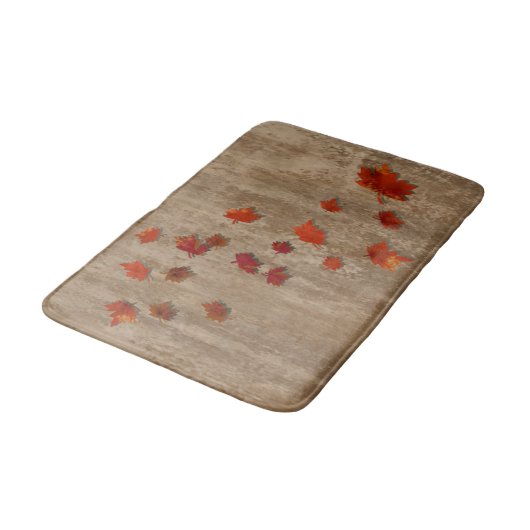 落下葉風景 バスマット (アングル)