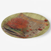 落下葉風景 ペーパープレート (アングル)