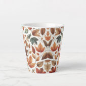 落下葉 カフェラテマグ (正面)