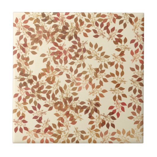 落下葉 タイル (正面)