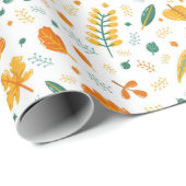 落下葉 ラッピングペーパー (ロールコーナー)