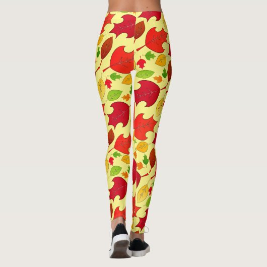 落下葉 レギンス (裏面)