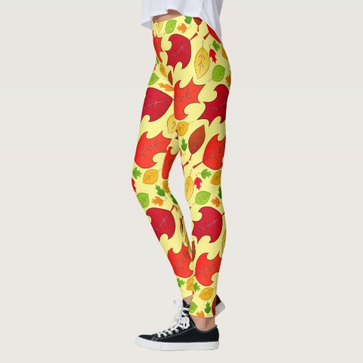 落下葉 レギンス (左)