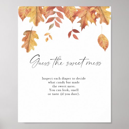 落下葉 – 甘い混乱を推測 ポスター (正面)