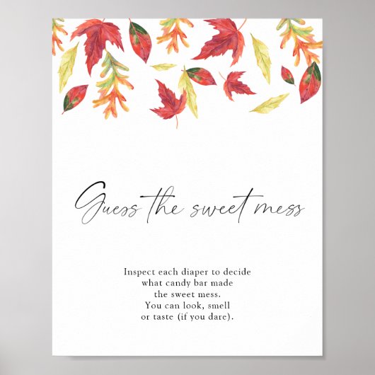 落下葉 – 甘い混乱を推測 ポスター (正面)