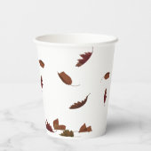 落下葉 紙コップ (裏面)