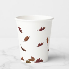 落下葉 紙コップ
