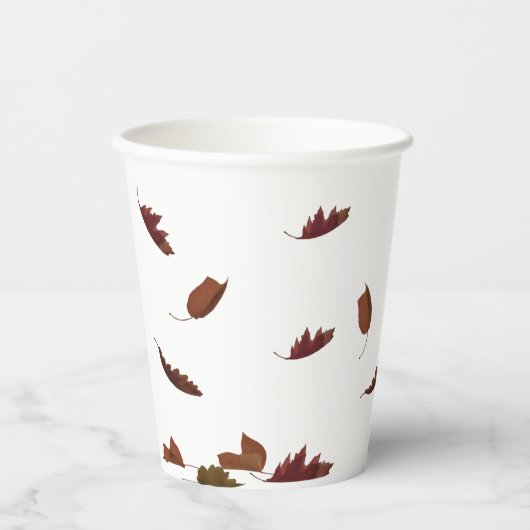 落下葉 紙コップ (正面)