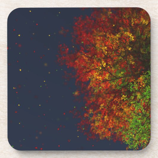 落下虹コルクコースター コースター (正面)