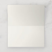 落下金ゴールド離れ秋の結婚式座席表 プレイスカード (内部開封)