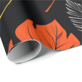 落下離れデザインクラシック秋 ラッピングペーパー (ロールコーナー)