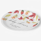 落下離れ式ベビーシャワー ペーパープレート (アングル)