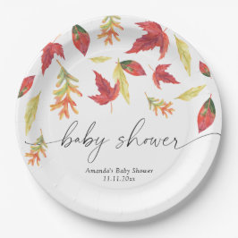 落下離れ式ベビーシャワー ペーパープレート
