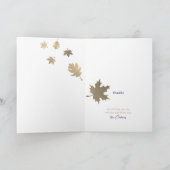 落下離れ感謝していあいさつカード カード (内部)