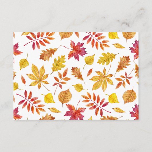 落下離れ結婚詳細 エンクロージャーカード (裏面)