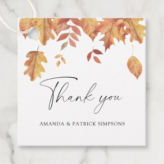 落下離れ-結婚s Thank You フェイバータグ (正面)