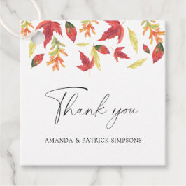 落下離れ-結婚s Thank You フェイバータグ