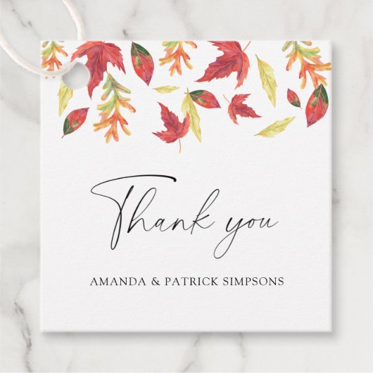 落下離れ-結婚s Thank You フェイバータグ (正面)