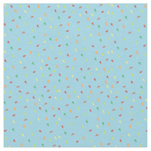 落下離れ – 青 ファブリック (クローズアップ)