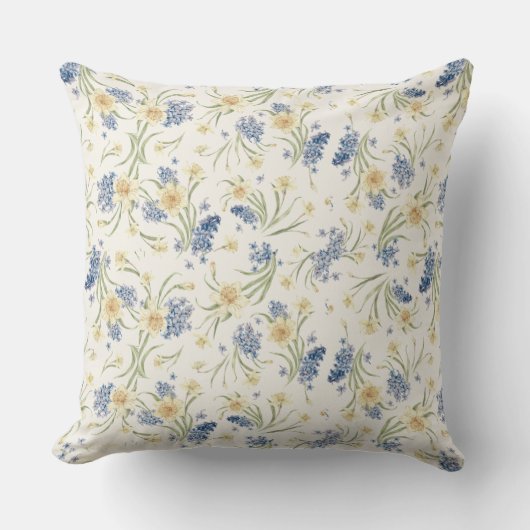 落光フローラIII枕 – 秋フローラ クッション (正面)