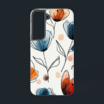 落射団 SAMSUNG GALAXY S22ケース<br><div class="desc">散らばった房の中で雪の上に鮮やかな桃の花が咲き乱れる。</div>