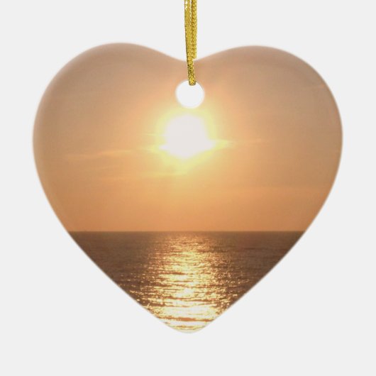 落日 セラミックオーナメント (正面)