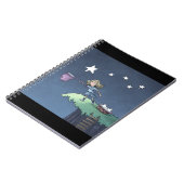 落星をキャッチ - 願いを集める ノートブック (左側)