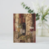 落書きおよびワイン ポストカード (スタンド正面)