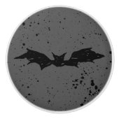 落書きこうもり セラミックノブ (正面)