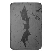 落書きこうもり バスマット (正面縦)