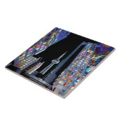 落書きでカナダのトロント タイル (側面)