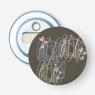 落書きとハート – 作業中 栓抜き