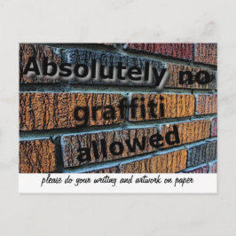 落書きなし ポストカード