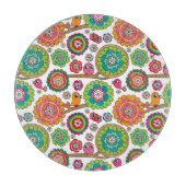 落書きによっては背景パターンが開花します カッティングボード (正面)