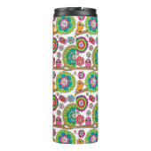 落書きによっては背景パターンが開花します タンブラー (裏面)