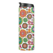 落書きによっては背景パターンが開花します タンブラー (回転右)