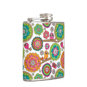 落書きによっては背景パターンが開花します フラスク (右)