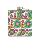 落書きによっては背景パターンが開花します フラスク (裏面)