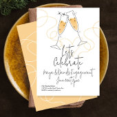 落書きのお祝い 招待状