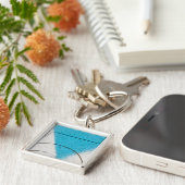 落書きのクローズアップ キーホルダー (側面)