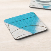 落書きのクローズアップ コースター (左側)