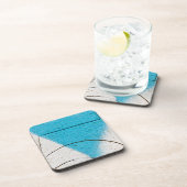 落書きのクローズアップ コースター (右側)