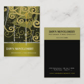 落書きのグランジなくもの巣デザイナーメディア・コンサルタント 名刺 (正面/裏面)