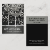 落書きのグランジなくもの巣デザイナーメディア・コンサルタント 名刺 (正面/裏面)